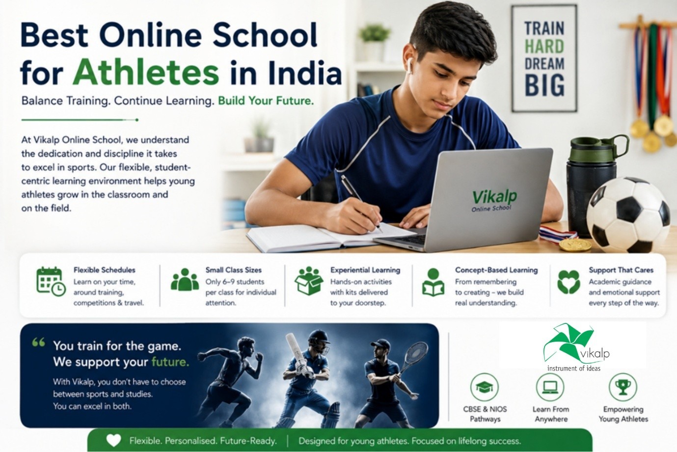 Best Online School for Athletes in India | Vikalp Online School