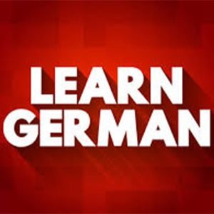 The text in the Image says LEARN GERMAN. It says that if you know little bit of German you can wnrol in this course.