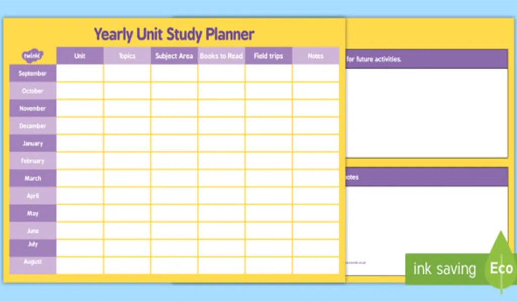 Home Education Planner
