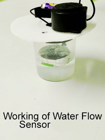 Working of Water Flow Sensor Moment