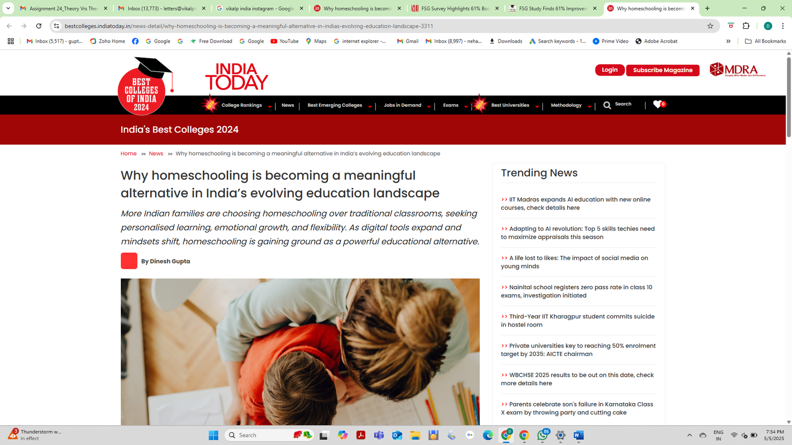 homeschooling