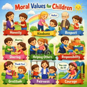 Blog 76 Moral Values for Children
