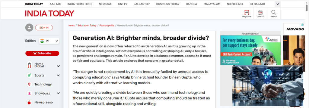 Vikalp in Media - Vikalp in Media